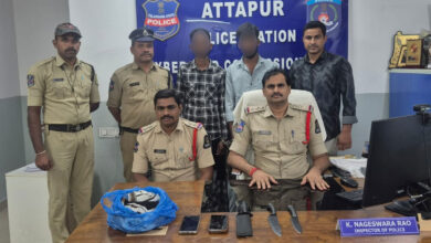 Attempt to Murder Case: Attapur Police Arrest Two Accused Within 48 Hours Over Rs 2,100 Dispute, Seize 3 Knives