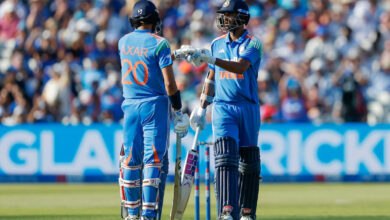 India Beat England by 6 Wickets in First ODI as Shubman Gill's 80 and Axar Patel's All-Round Show Seal Victory