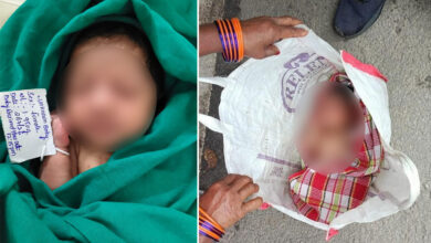 Newborn Baby Girl Found Abandoned Near Shamshabad ORR, RGIA Police Rescue Infant and Launch Investigation