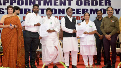 Bhatti Vikramarka Distributes Appointment Letters to 247 Nursing Officers, Says Healthcare and Education Are Investments in Telangana’s Future