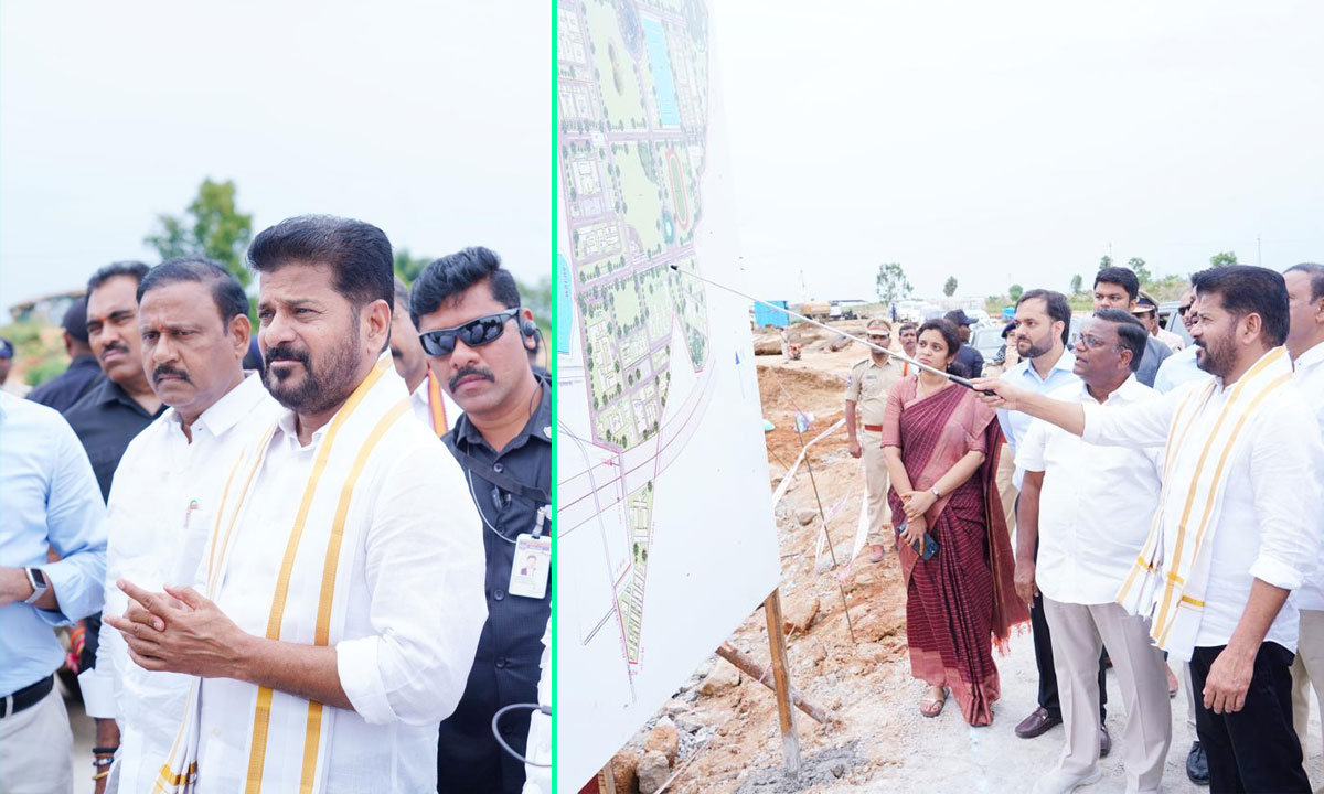CM Revanth Reddy Orders Faster Work at Hakimpet Education Hub, Warns of Suspension for Negligent Officials