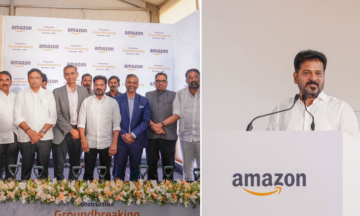 CM Revanth Reddy Invites Amazon to Invest ₹1 Lakh Crore in Telangana by 2034, Seeks Major Expansion at Bharat Future City