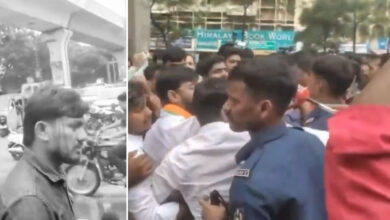 Congress-BJP Clash Turns Violent in Hyderabad, Police Lathi-Charge Outside Gandhi Bhavan