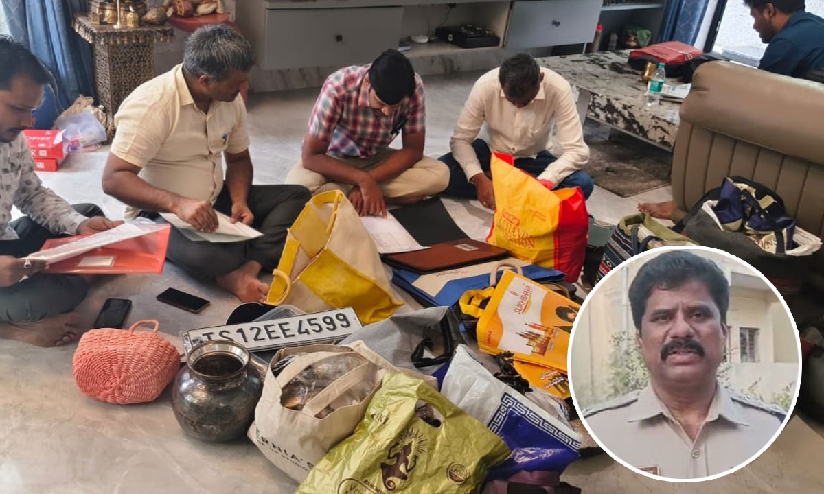 Telangana DSP Booked in Disproportionate Assets Case; ACB Raids Uncover Villa, 50+ Acres of Land, Luxury Flats, Gold and Cash