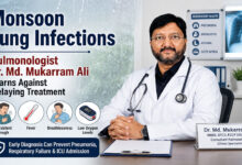 Monsoon Lung Infections: Pulmonologist Dr. Md. Mukarram Ali Warns Against Delaying Treatment and Self-Medication