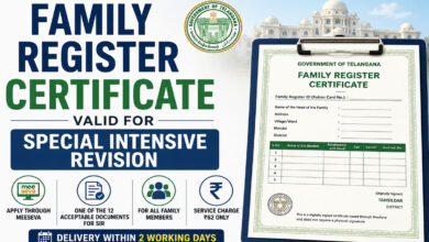 Telangana Launches Family Register Certificate: Valid for Special Intensive Revision, Here's How to Apply and Who Is Eligible