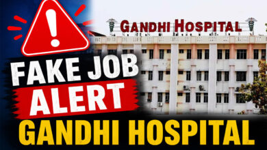 Gandhi Hospital Hyderabad Warns of Fake 2026 Job Notifications, Cyber Complaint Filed Against Fraud Advertisements