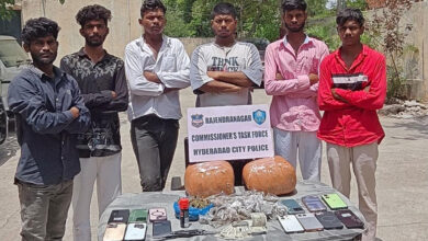 Mylardevpally Police Bust Ganja Racket, 8.5 Kg Cannabis Seized; Main Odisha Supplier Absconding