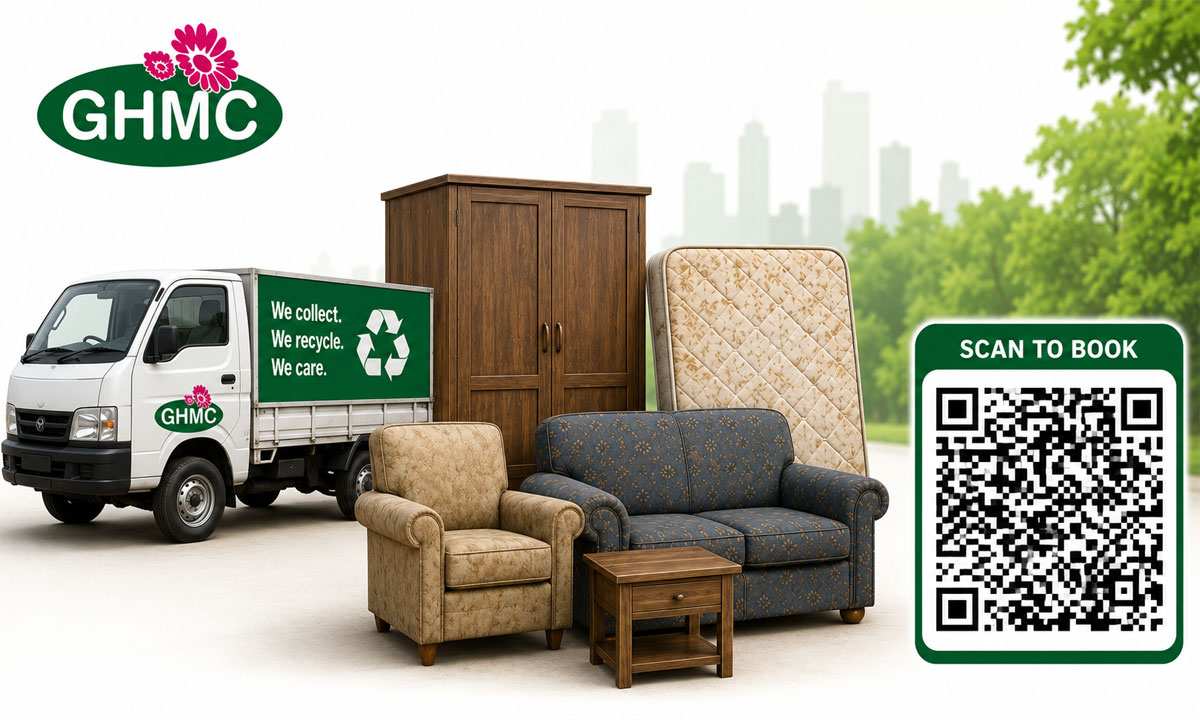 GHMC Launches Free Doorstep Pickup Service for Old Mattresses and Unwanted Furniture in Hyderabad