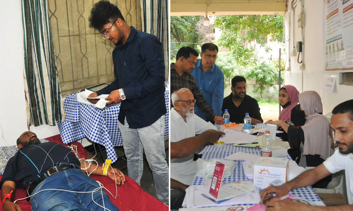 Free Cardiology & Health Screening Camp Held at Surya Nagar Colony, Tolichowki; Heartlink Cardiac Centre Benefits Residents
