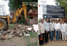HYDRAA Saves 361-Square-Yard Park from Encroachment in Durga Bhavani Nagar, Fences Land and Installs Signboards