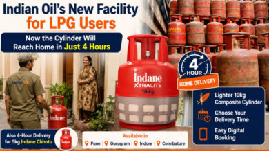 Indian Oil Introduces Lightweight Indane XTRALITE NOW LPG Cylinder with Fast 4-Hour Home Delivery