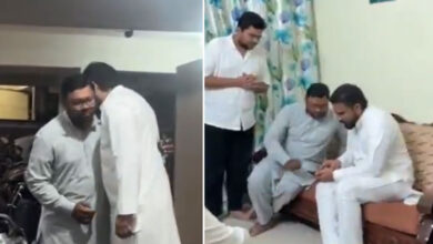 MLA Majid Hussain Visits Bereaved Family After California Road Accident Kills Three Hyderabad-Origin Members
