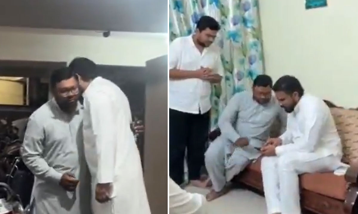MLA Majid Hussain Visits Bereaved Family After California Road Accident Kills Three Hyderabad-Origin Members