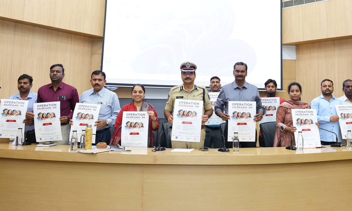Cyberabad Police Launch ‘Operation Muskan-12’ to Rescue Missing and Exploited Children Until July 31