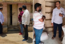 Hyderabad Civil Supplies Officials Seize 6.50 Quintals of PDS Rice in Raid Near Double Bedroom Houses at Jiyaguda