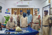 Hyderabad Police Arrest Two Ganja Peddlers in Bhavani Nagar, Seize 2.334 Kg Ganja, Cash and Honda Activa