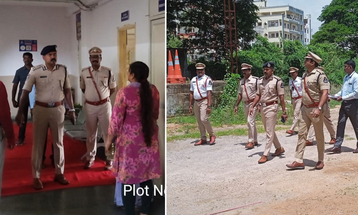 Hyderabad Traffic Joint Commissioner of Police Inspects RGIA Traffic Police Station, Orders Strict Action Against Dangerous Driving