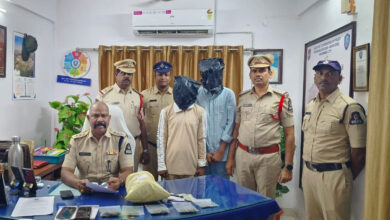 Hyderabad Police Arrest Two Ganja Peddlers in Bhavani Nagar, Seize 2.334 Kg Ganja, Cash and Honda Activa