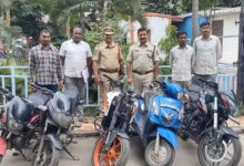 Chandanagar Police Arrest Two Robbery Accused Near Railway Station, Recover Five Motorcycles and Mobile Phone