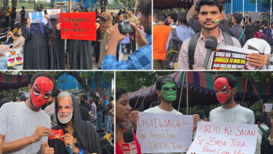 Hyderabad Students Protest at Dharna Chowk in Solidarity with Jantar Mantar Demonstrators, Demand Dharmendra Pradhan’s Resignation