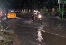 Waterlogging in Mehdipatnam: LIC Colony Road Turns into a Pond After Rain, Locals Blame Poor Planning