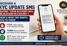 Received a KYC Update SMS Saying, "Your Account Will Be Blocked in 2 Hours"? Here's What RBI Wants You to Know