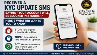 Received a KYC Update SMS Saying, "Your Account Will Be Blocked in 2 Hours"? Here's What RBI Wants You to Know
