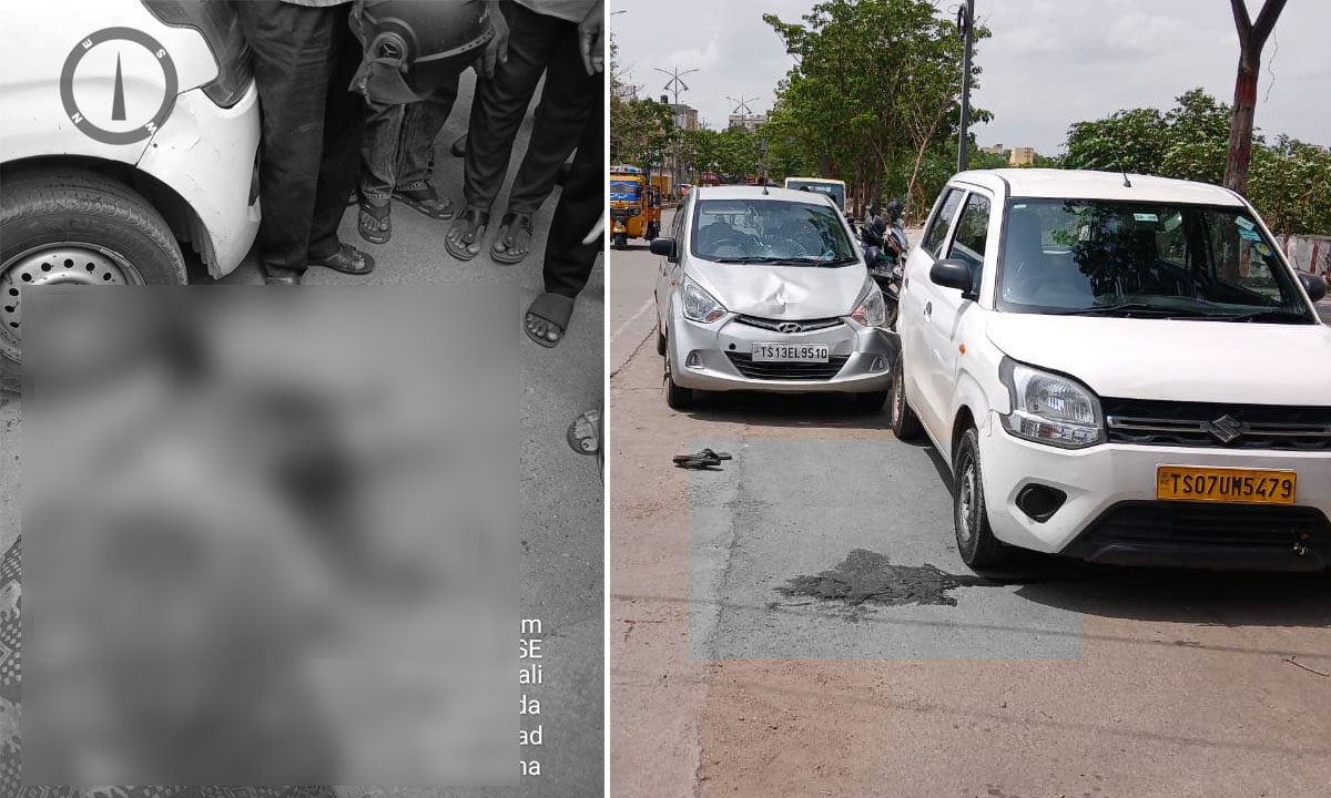Hyderabad Road Accident: Woman Killed After Car Hits Her at Jiyaguda Road, Driver Detained