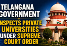 Telangana Government Inspects Private Universities Under Supreme Court Order in Ayesha Jain vs Union of India Case