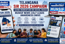 Telangana SIR Campaign Gains Momentum on social media; Munsif News 24x7, Influencers and Student Groups Drive Voter Awareness