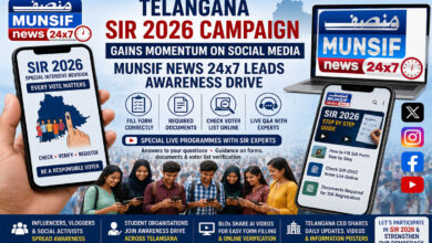 Telangana SIR Campaign Gains Momentum on social media; Munsif News 24x7, Influencers and Student Groups Drive Voter Awareness