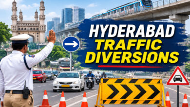 Hyderabad Traffic Diversions: Saidabad–Yadagiri Theatre Road Closed till July 21 for Elevated Corridor Work