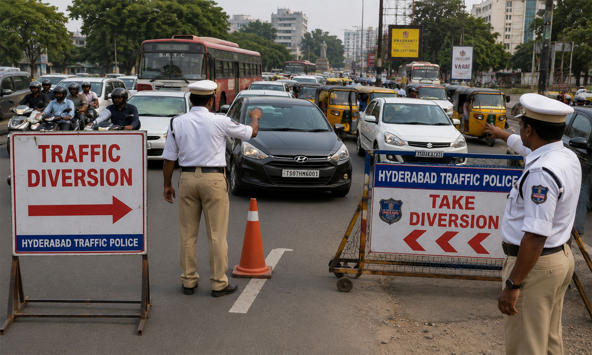 Hyderabad Traffic Advisory: Diversions Announced for Two Jagannath Ratha Yatras on July 16, Routes and Timings Released