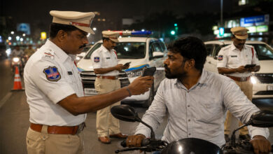 Hyderabad Traffic Police Book 312 Drunk Driving Cases in Two-Day Special Drive, Zero Tolerance to Continue