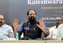 Kaleshwaram Barrages Cannot Lift Water Now, NDSA Has Barred Operations: Uttam Kumar Reddy Slams BRS