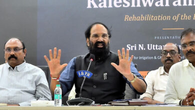 Kaleshwaram Barrages Cannot Lift Water Now, NDSA Has Barred Operations: Uttam Kumar Reddy Slams BRS