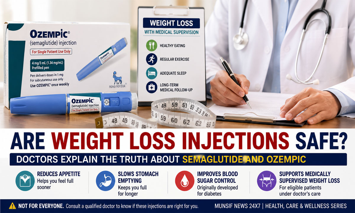 Are Weight Loss Injections Safe? Dr. Mohammed Mudassir Ali Explains Who Should Use Semaglutide and Ozempic