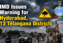 IMD Issues Yellow Warning for Hyderabad, 13 Telangana Districts; Rain, Thunderstorms and 50–60 kmph Winds Forecast till July 7