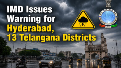 IMD Issues Yellow Warning for Hyderabad, 13 Telangana Districts; Rain, Thunderstorms and 50–60 kmph Winds Forecast till July 7
