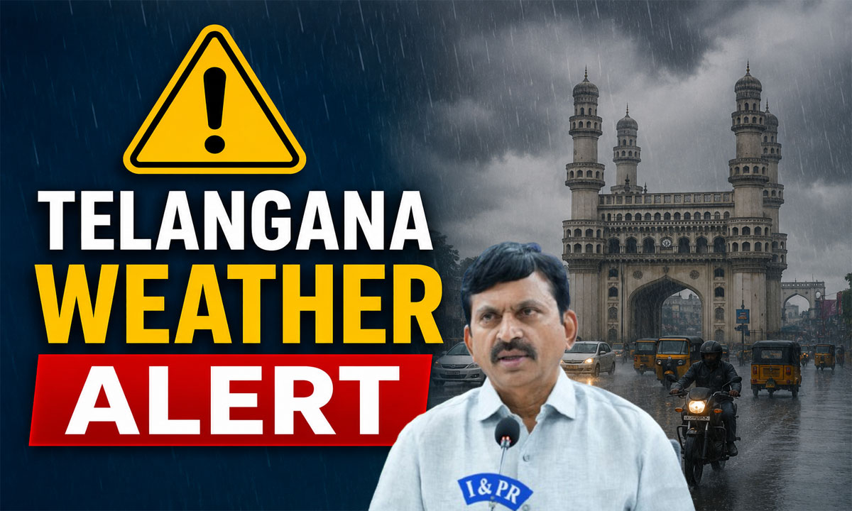 Telangana Heavy Rain Alert: Minister Ponguleti Srinivasa Reddy Orders High Alert as Red Alert Issued for Five Districts