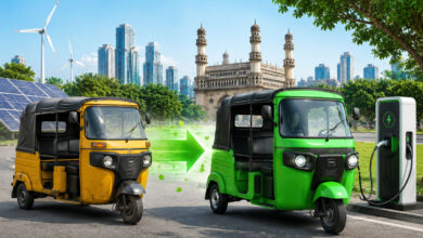 Telangana Government Approves Scheme to Convert 18,766 Petrol and Diesel Autos into Electric Vehicles