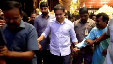 KT Rama Rao Attends Wedding Ceremony of Film Producer Bandla Ganesh’s Daughter