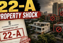 Over 1 Lakh Properties in Greater Hyderabad Reportedly Blacklisted Under 22-A, Owners Face Uncertainty