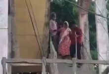Elderly Couple Climbs Water Tank After Officials Demolish Their House in Peddapalli