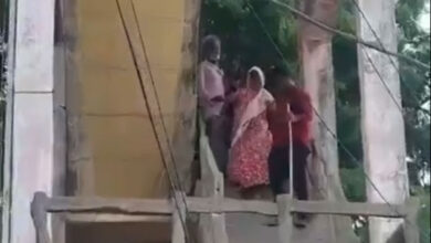Elderly Couple Climbs Water Tank After Officials Demolish Their House in Peddapalli