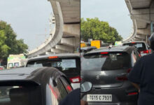 Heavy Traffic Jam Near Begumpet Hyderabad Public School, Ambulance Stuck for 25 Minutes