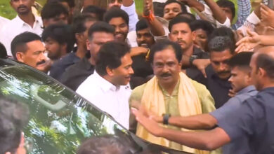 Former Chief Minister YS Jagan Arrives in Hyderabad, Attends IPS Officer’s Son’s Wedding
