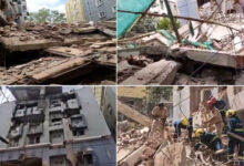 Seven-Storey Building Collapses in Madhapur, Damages Nearby Apartment