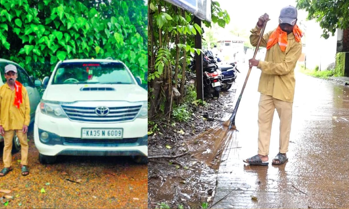 Sanitation Worker’s Passion for Cars Changes His Identity, Fortuner Ride Creates a Stir